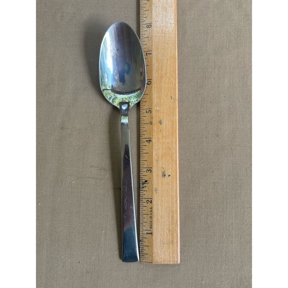 Mikasa Serving Spoons Set Of 2 Stainless Steel 7 3/4" Glossy Finish - Picture 4 of 4